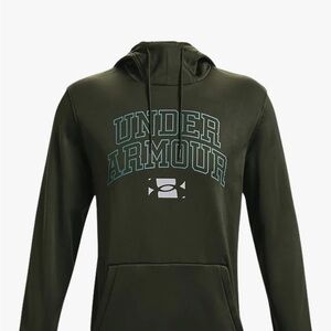 NWT Under Armour Men's Fleece Script Hoodie Pullover